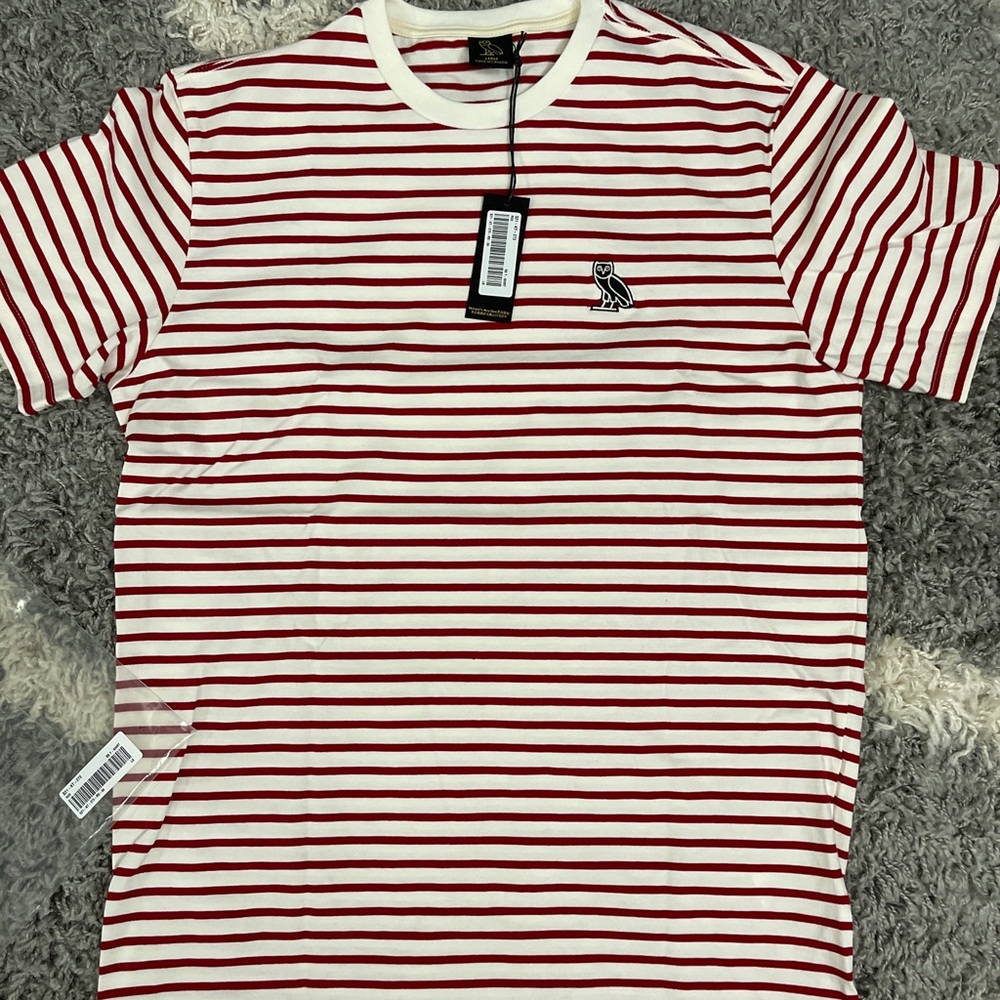 OVO Octobers Very Own Nautical Stripe Tee Large